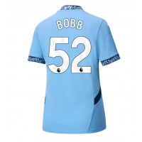 Echipament fotbal Manchester City Oscar Bobb #52 Tricou Acasa 2024-25 pentru femei maneca scurta